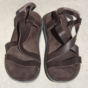 Teva Dark Brown Terra Float sandals 8